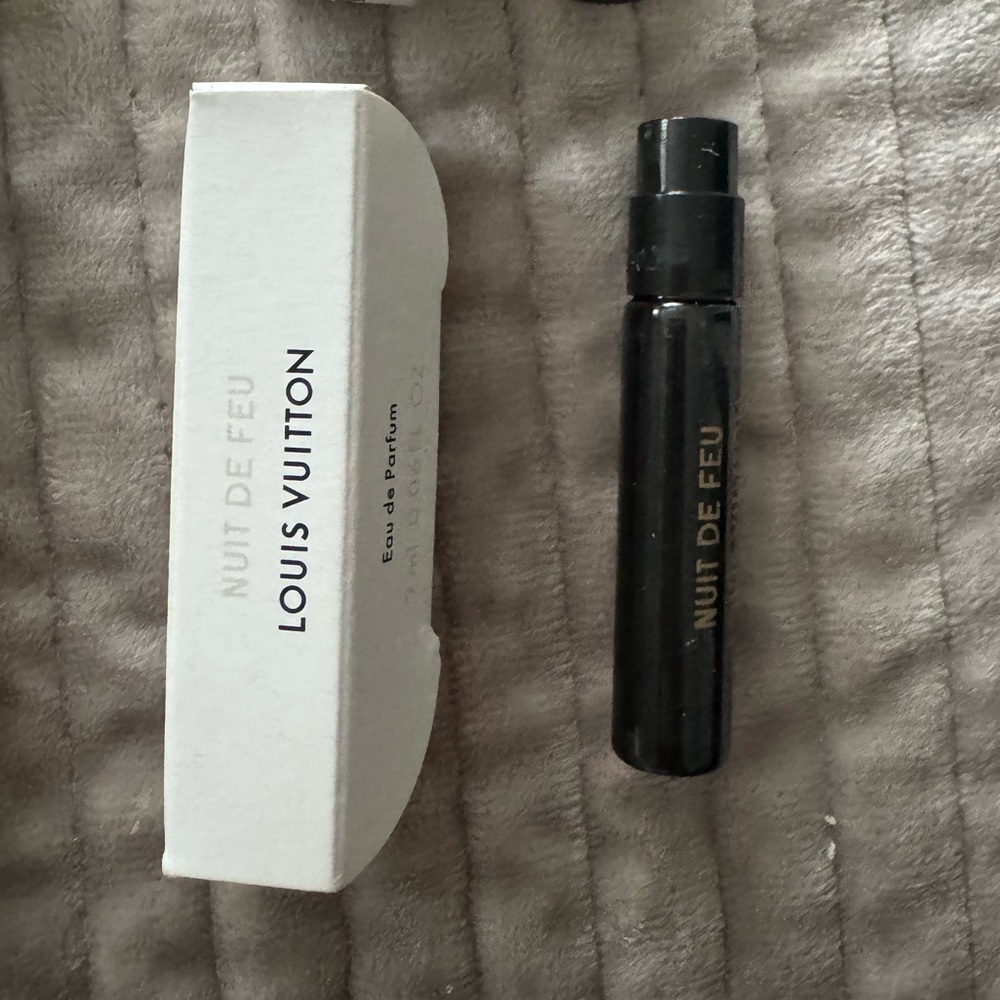 Louis Vuitton scent sample Nuit de feu
